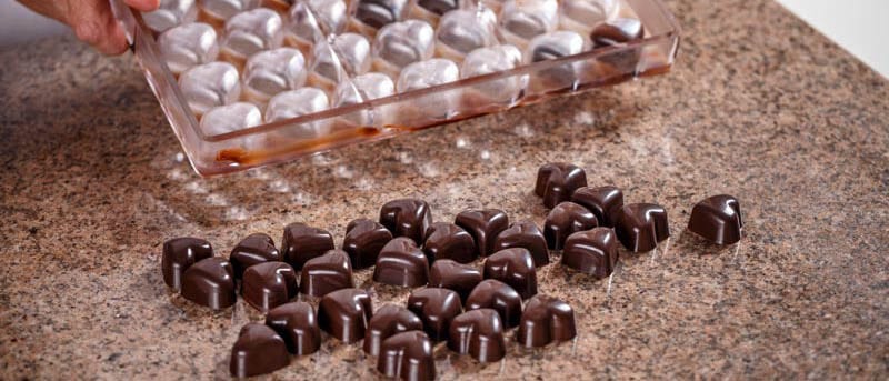 ideali per cioccolato gelatina 3 pezzi Stampi in silicone per cioccolatini caramelle caramelle robot cubetti di ghiaccio stampi in silicone ROBAKO 