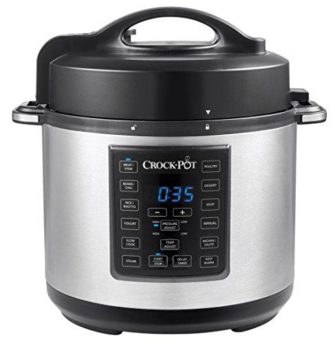 Crock Pot CSC051X-01 Programmabile 12 in 1-5 Express Multi-Cooker, Slow Cooker, Steamer e Stir Fry Cooker 1000 W 5,6 L, Soldi