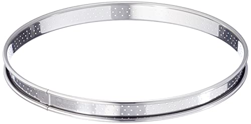 DE BUYER -3093.22 - anello per crostata in acciaio inox traforato ht2 ø22 cm
