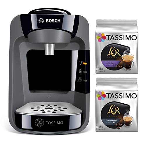 Bosch tas3702°C Tassimo SUNY - Macchina per bevande espresso, Colore Nero